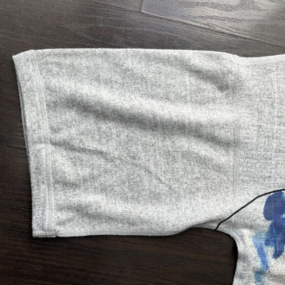 Et’Lois Open Cardigan Women 3/4 Sleeve Watercolor Abstract Wearable Art Tunic L - Picture 8 of 11